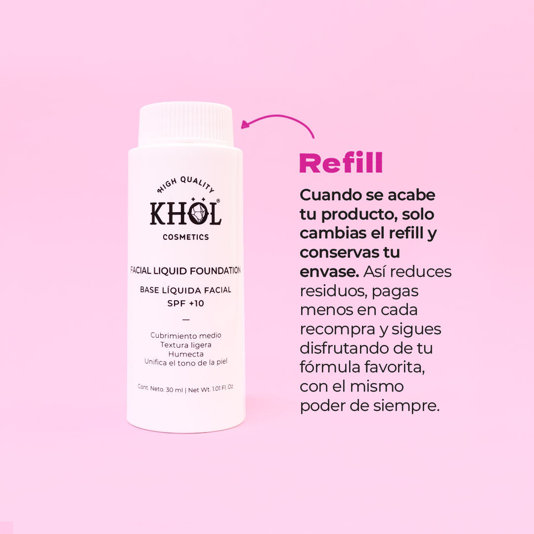 Refill Base Líquida SPF+10 30ml