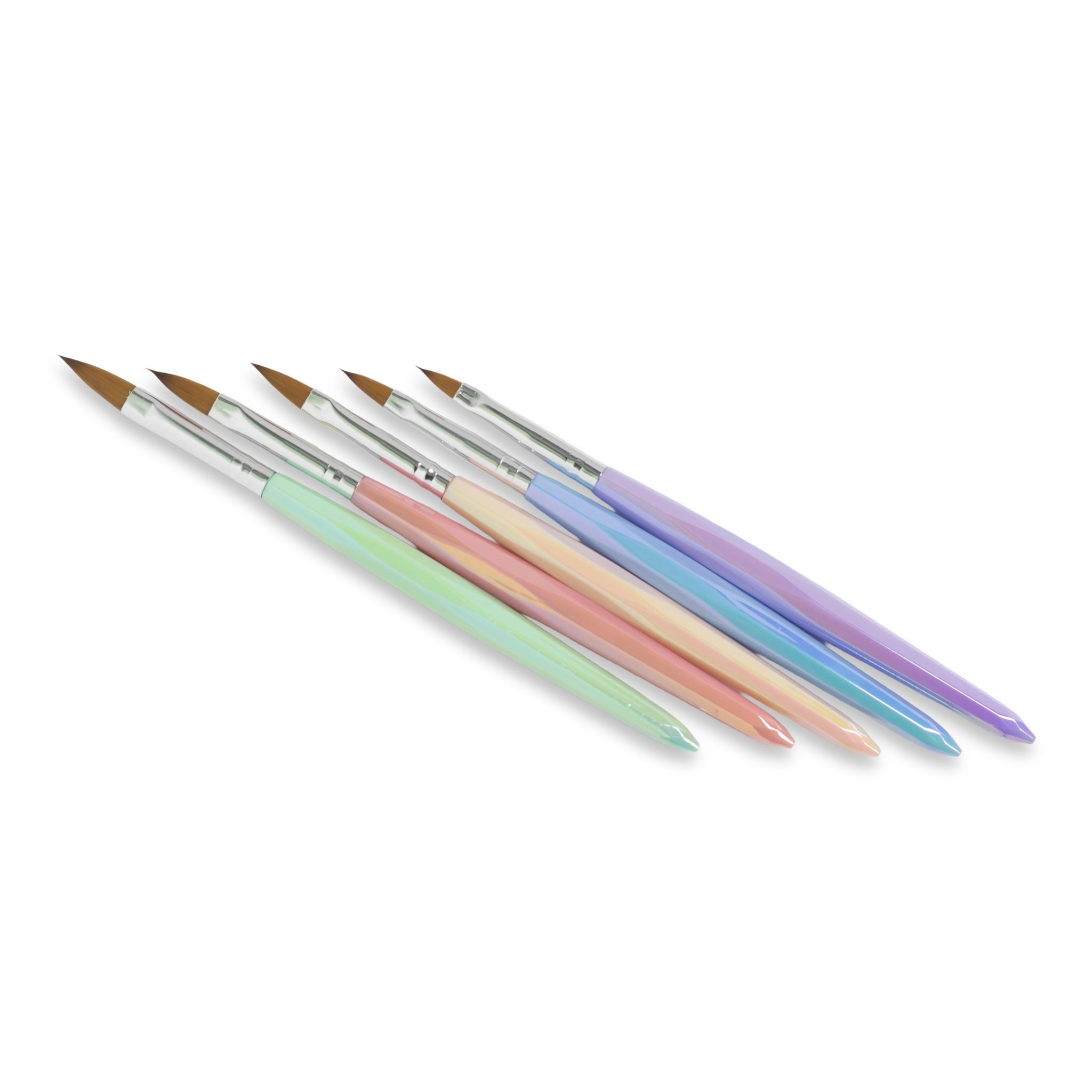Set Pinceles Acrílico Uñas x5