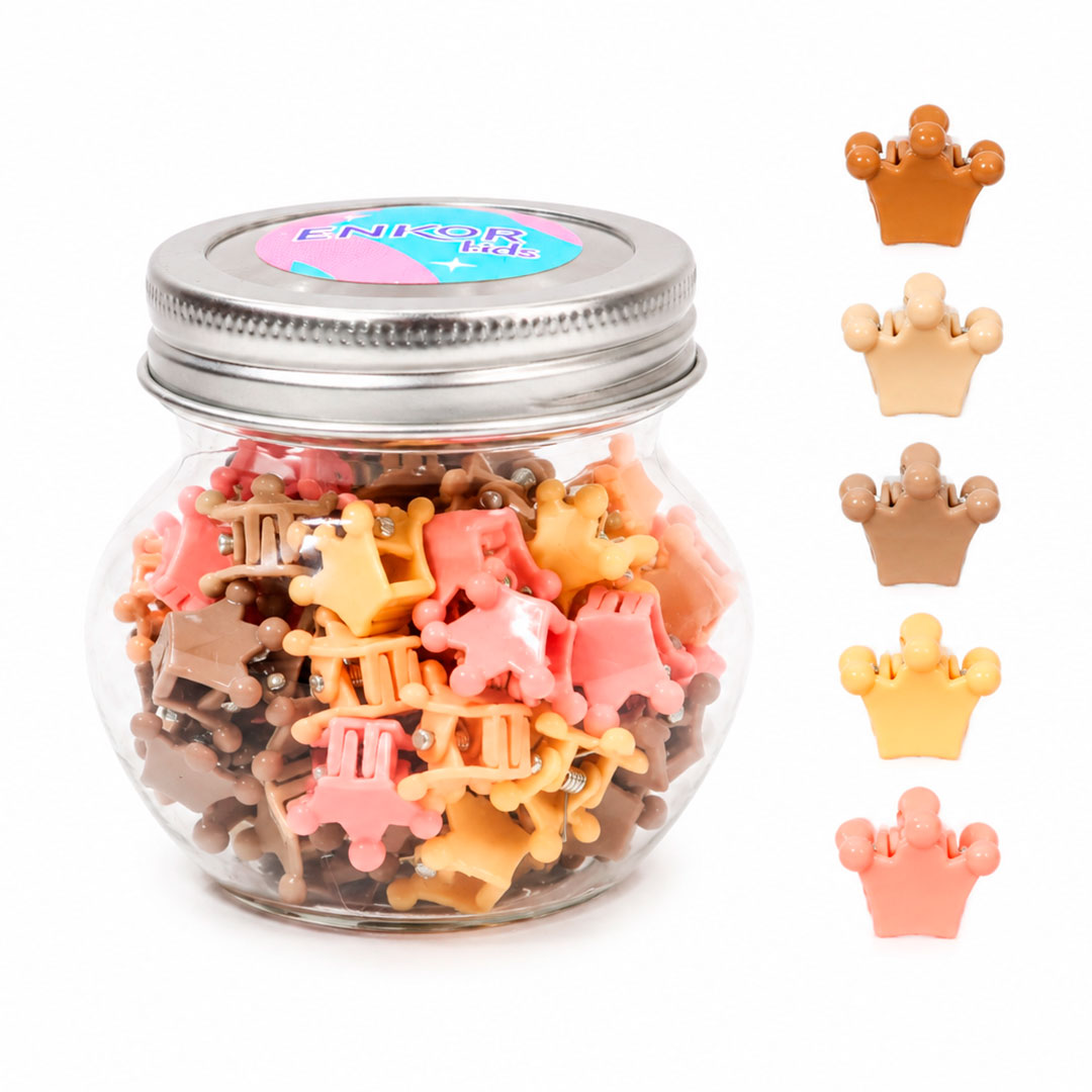 Tarro Pinzas Colores Kids