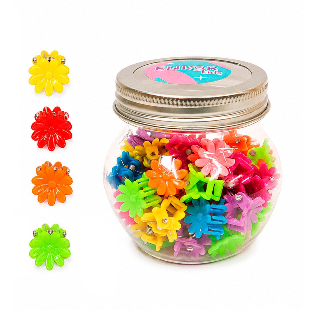 Tarro Pinzas Colores Kids